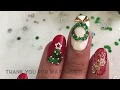 Christmas Nail Art | Christmas Tree and Wreath