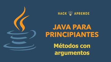 Java para Principiantes - Métodos con argumentos