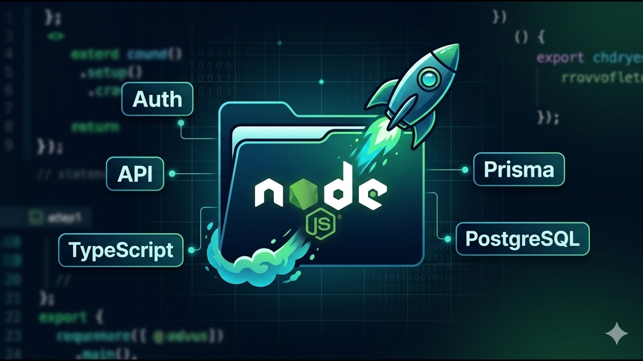 SETTING UP NODEJS EXPRESS AND PRISMA - MY GO TO TEMPLATE - YouTube