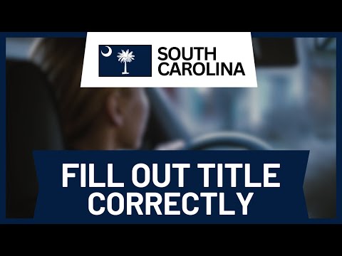 South Carolina Bill Of Sale Automobile