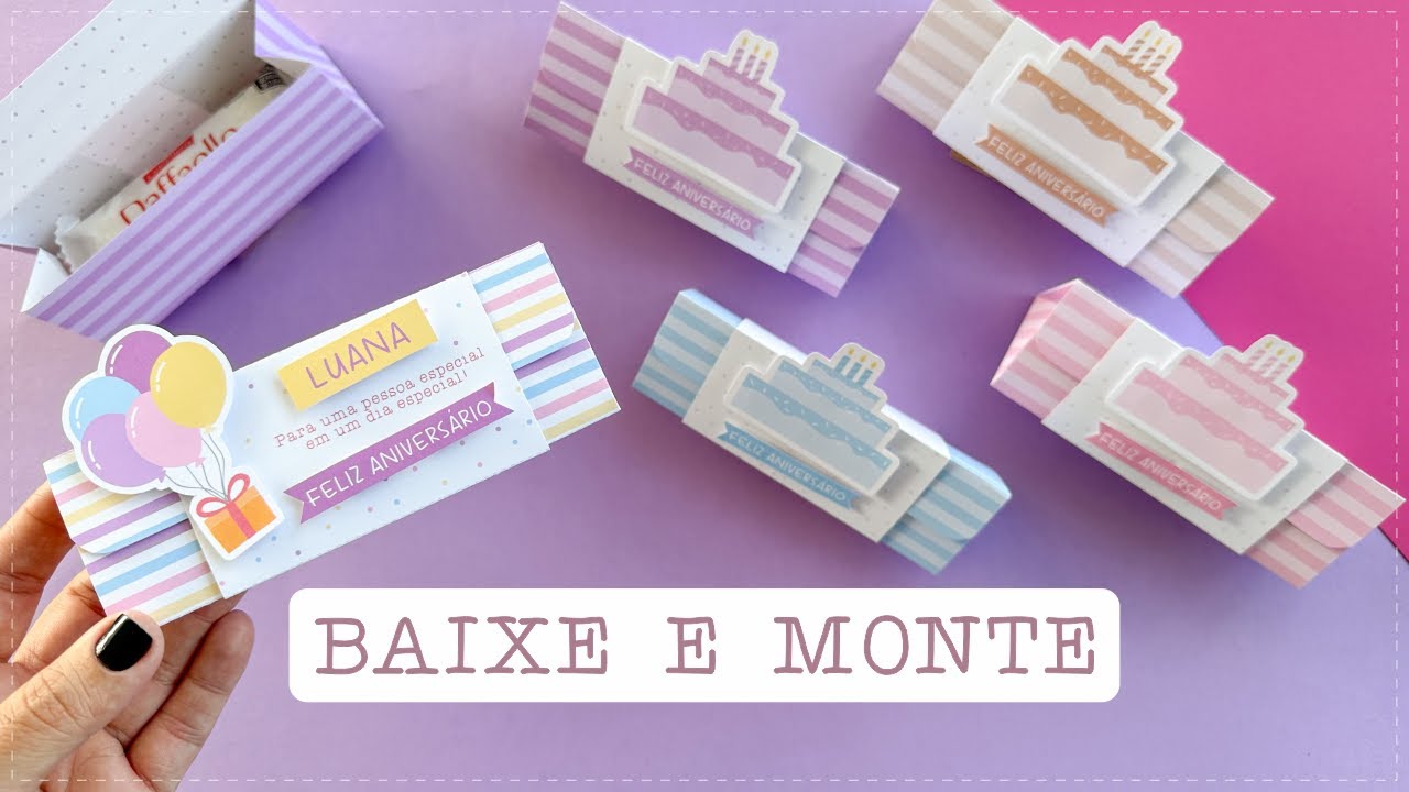 CAIXINHA FELIZ ANIVERSÁRIO | COMO FAZER?