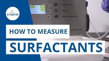 How to measure a surfactant concentration in real-time with the Ilmsens m:explore.eis