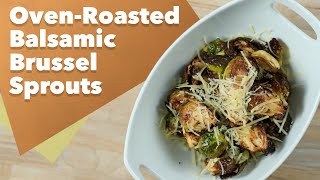 Keto Oven-Roasted Balsamic Brussel Sprouts Recipe