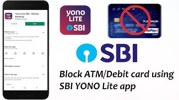 Block SBI Debit Card Using SBI Yono Lite App 2020 - SBI atm card block kaise kare/SBI YONO Lite App
