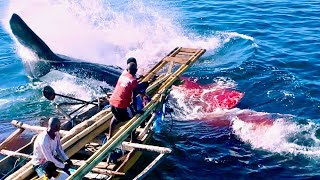 鯨と人間の命懸けの戦い、世界初成功した鯨漁の空撮も／映画『くじらびと』予告編