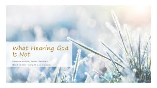 Dallas Willard - Hearing God What Hearing God Is Not