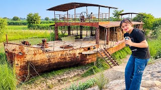 ASMR In An 100 Year Old Abandoned Ship ⛴️