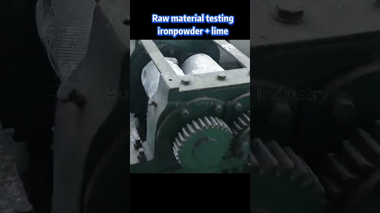 Double roller granulator,Suitable for granulation of different materials.fertilizer machine