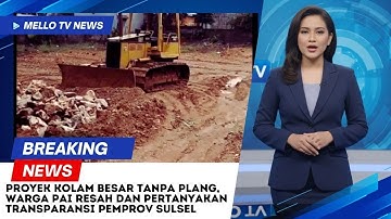 Proyek Kolam Besar Tanpa Plang Warga Pai Resah dan Pertanyakan Transparansi Pemprov Sulsel