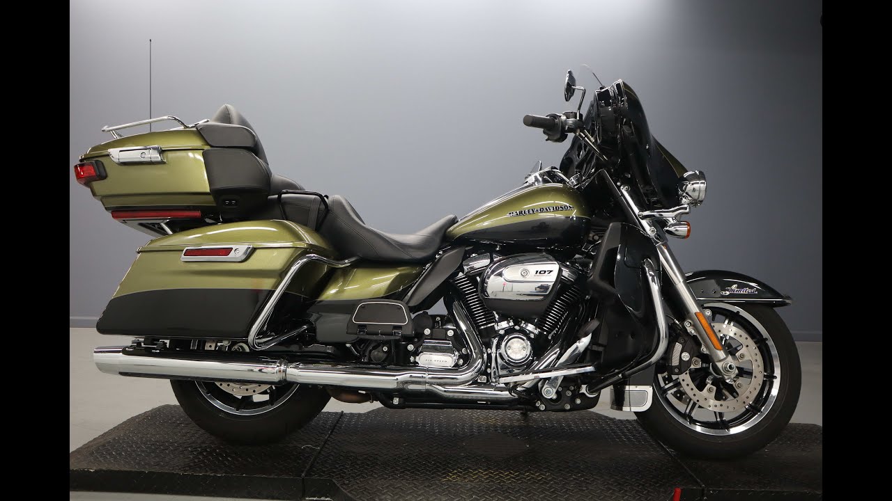 Used 2018 Harley-Davidson Ultra Limited FLHTK In 2-Toned Olive