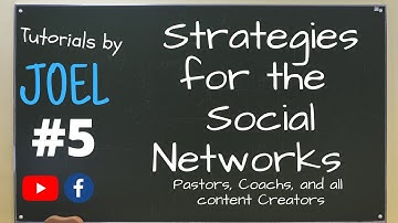 Tutorial #5: Strategies for Social Networks