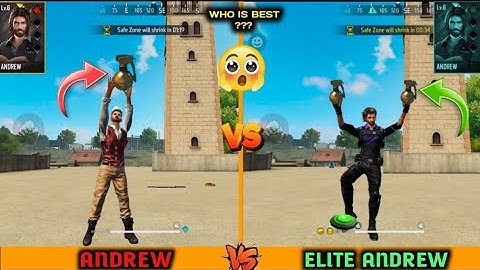 NEW ANDREW VS ELITE ANDREW DAMAGE TEST FREE FIRE | PARA- SAMSUNG,A3,A5,A6,J2,J4,J5,J6,J7S3,S5,S9,A10