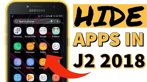 Samsung J2 2018 : How to Hide apps in Samsung J2 2018 | Subscribe Now