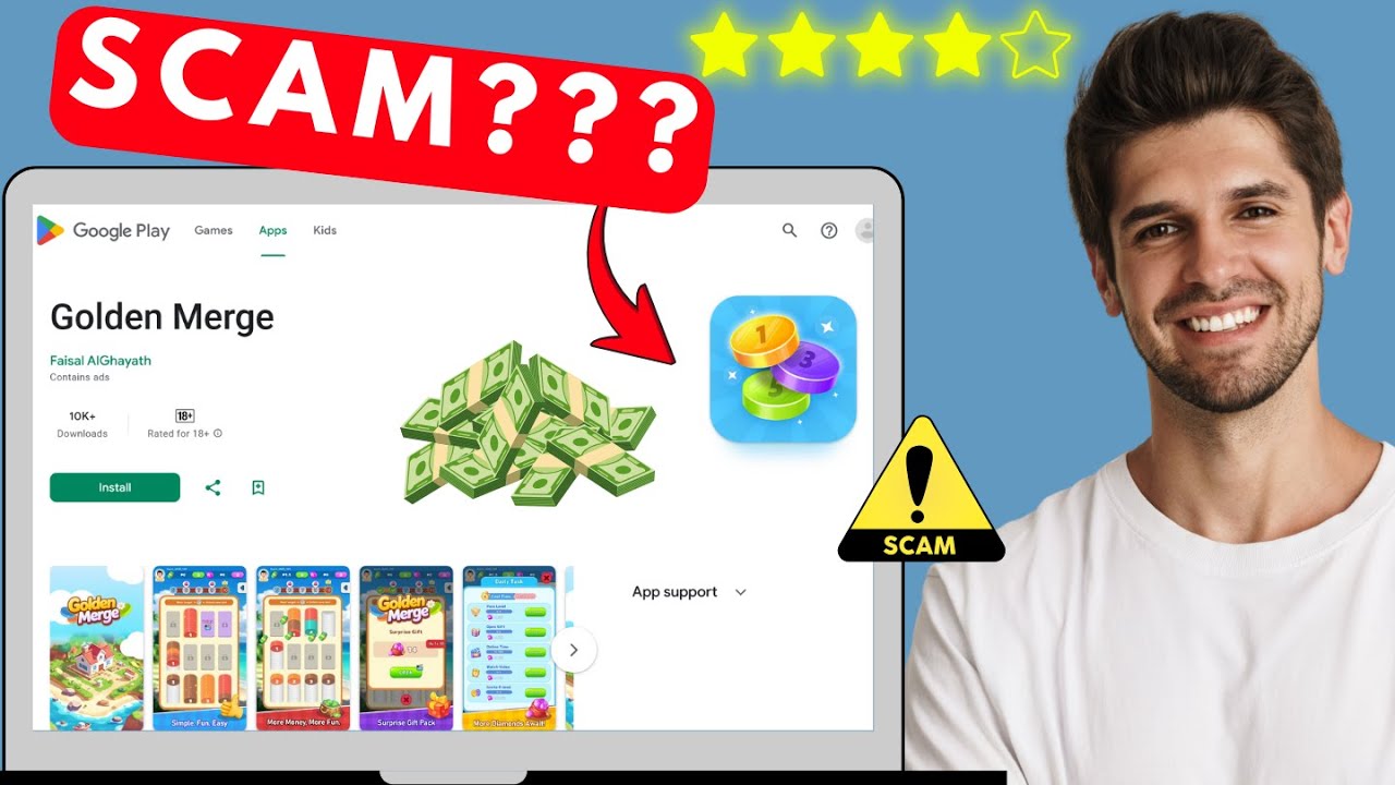 Обзор игры Golden Merge — можно ли на самом деле заработать деньги?