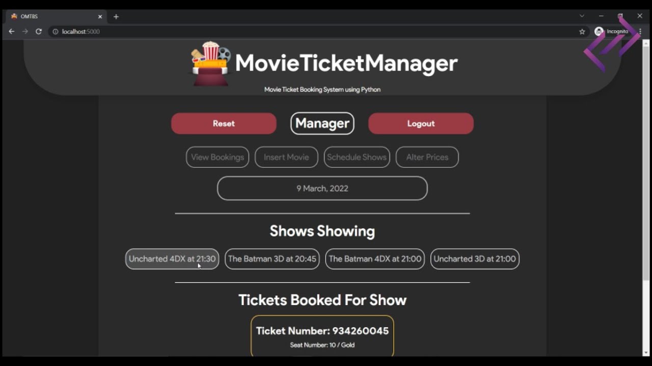 literature review of online movie ticket booking system