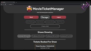 Online Movie Ticket Booking System in Python with Source Code - CodeAstro screenshot 3