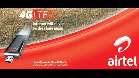 How to use Airtel 4G LTE Dongle with Ubuntu