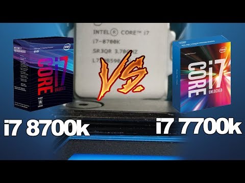 Video: ¿Cuántos subprocesos tiene i7 8700k?