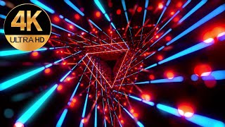 10 Hour 4k TV Blue Pink triangle Neon tunnel Abstract background video loop, no copyright, no sound by 10 Hour 4K screensavers by Donivisuals 3,003 views 2 weeks ago 10 hours