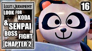 Lost Judgment - Look For Koda & Senpai Leader Boss Fight - End Chapter 2 Story - Walkthrough Part 16