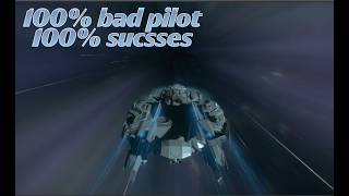 The worst pilot in Star Citizen goes through a jump gate on his first try