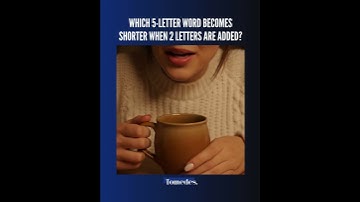 Which five-letter word becomes shorter when you add two letters to it #shorts #ai #aigenerated #veo3