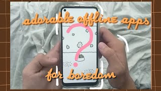 Adorable (offline) apps to download when you're bored (for boredom). 🌼📱 screenshot 5