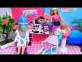 Barbie doll new hairstyle ideas! Play Toys makeover