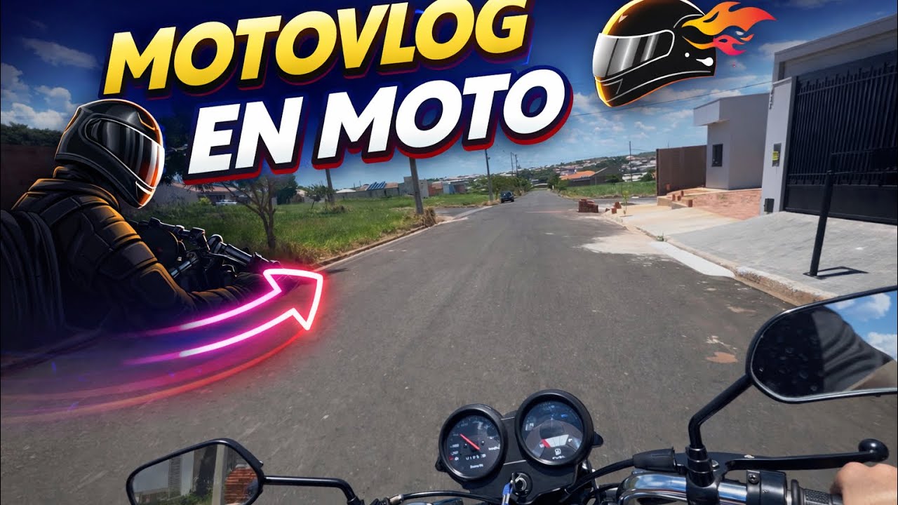 Primeiro motovlog do canal!