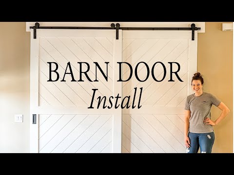 Installing Barn Doors Using My WORX Switchdriver! #worx #worxtools #barndoors #barndoorinstall