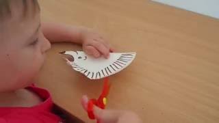 Paper Plate Hedgehog Craft