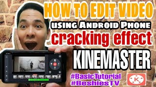 HOW TO EDIT VIDEO | KINEMASTER | CRACKING EFFECT | Basic Tutorial screenshot 5