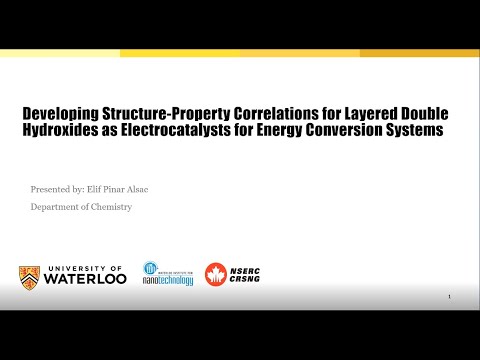 Developing Structure-Property Correlations for Layered Double Hydroxides as El... | Elif Pinar Alsac