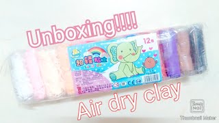 UNBOXING!!!!! Unboxing AIR DRY CLAY! | Super light air dry clay💕