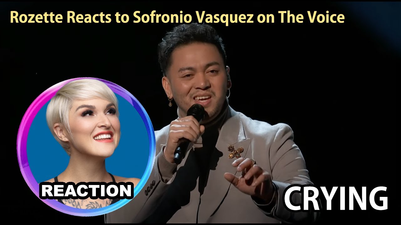 Rozette Reacts to Sofronio Vasquez  - Crying (Roy Orbison) #sofroniovasquez #thevoice #royorbison
