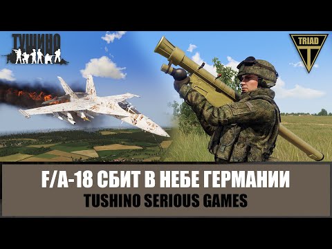 Видео: F-18 сбит в небе Германии! ВС РФ наступают на силы Бундесвера (ARMA 3 ТУШИНО)