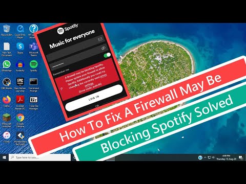 How To Fix A Firewall may be blocking Spotify Solved