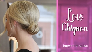Hair Tutorial - Simple and Romantic Low Chignon