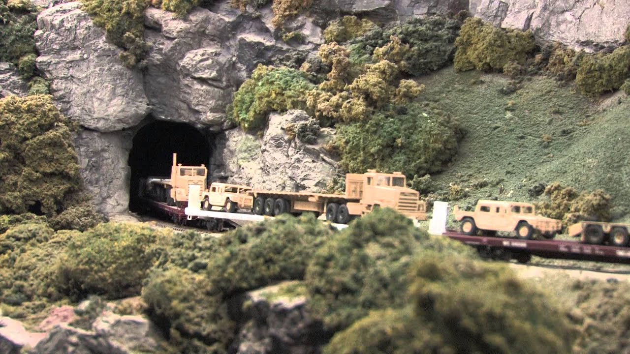 Ralphstrains.com Custom military Ho Scale Trains. Version #2 - YouTube