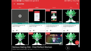 Live Broadcasting from my samsung SM-T555 with ScreenTube-App screenshot 5