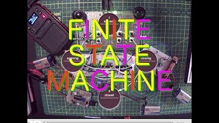 Finite State Machine Square Wave Jam (and explanation) 2019-11-10
