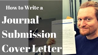 How to Write a Journal Submission Cover Letter