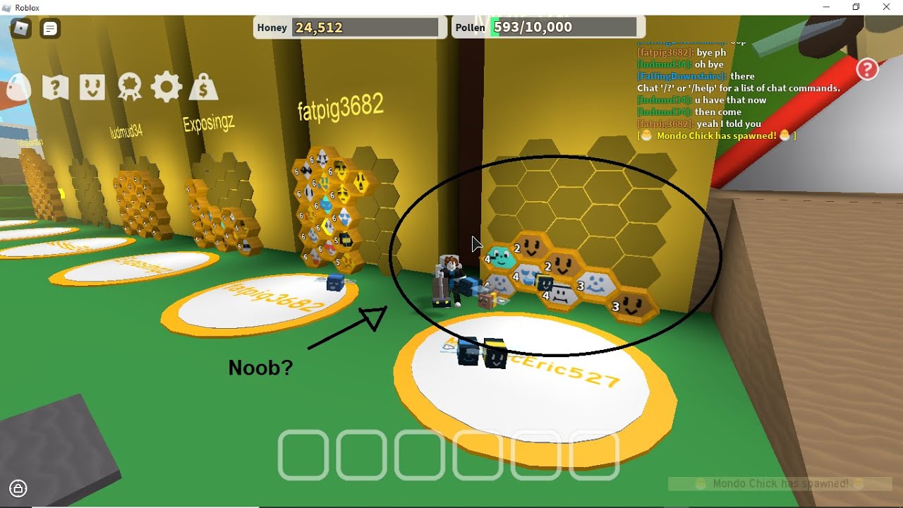 Restarting in Roblox bee swarm simulator. - YouTube
