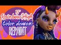 REPAINT  |  Custom 17” Rainbow High Hybrid  |  Josie The Punk Rock Demon
