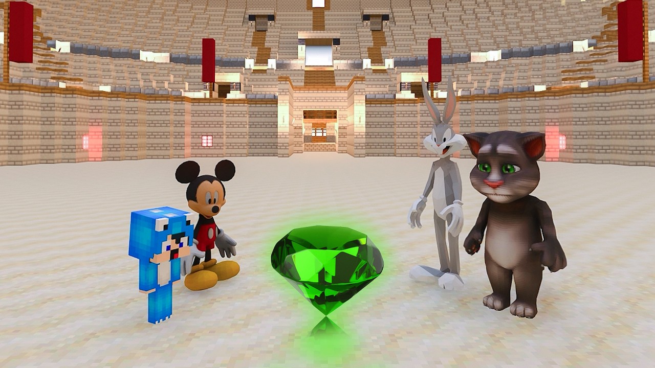 ماين كرافت لكن دخلنا الى سباق الأولمبيات😨!