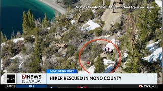 Stranded hiker rescued in Mono County