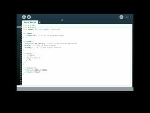 Programming a moving object (Processing) || HD