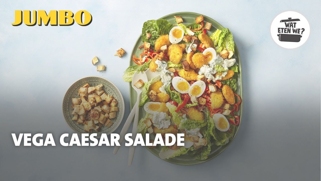 Wat eten we? Vega Caesarsalade