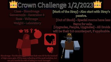 Crown Challenge 1/2/2023 - Randomly Generated Droids