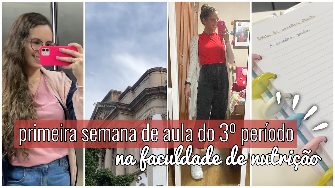 Início do 3º período na faculdade | volta às aulas | novas matérias ...